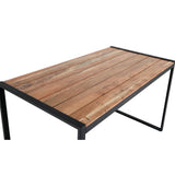 DK905 Bolero Steel and Acacia Industrial Bar Table 1800x900mm