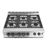 Falcon 6 Burner Dominator Plus Oven Range G3101 Natural Gas with Castors