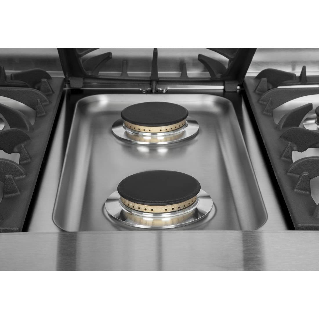 Falcon 6 Burner Dominator Plus Oven Range G3101 Propane Gas with Castors