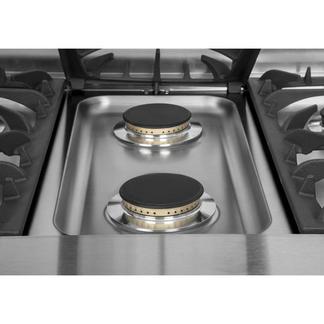 Falcon 6 Burner Dominator Plus Oven Range G3101 Propane Gas with Castors