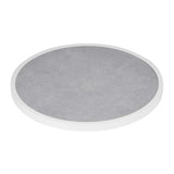 DL485 Bolero Fibre Glass Round Table Top Grey Stone Effect 580mm