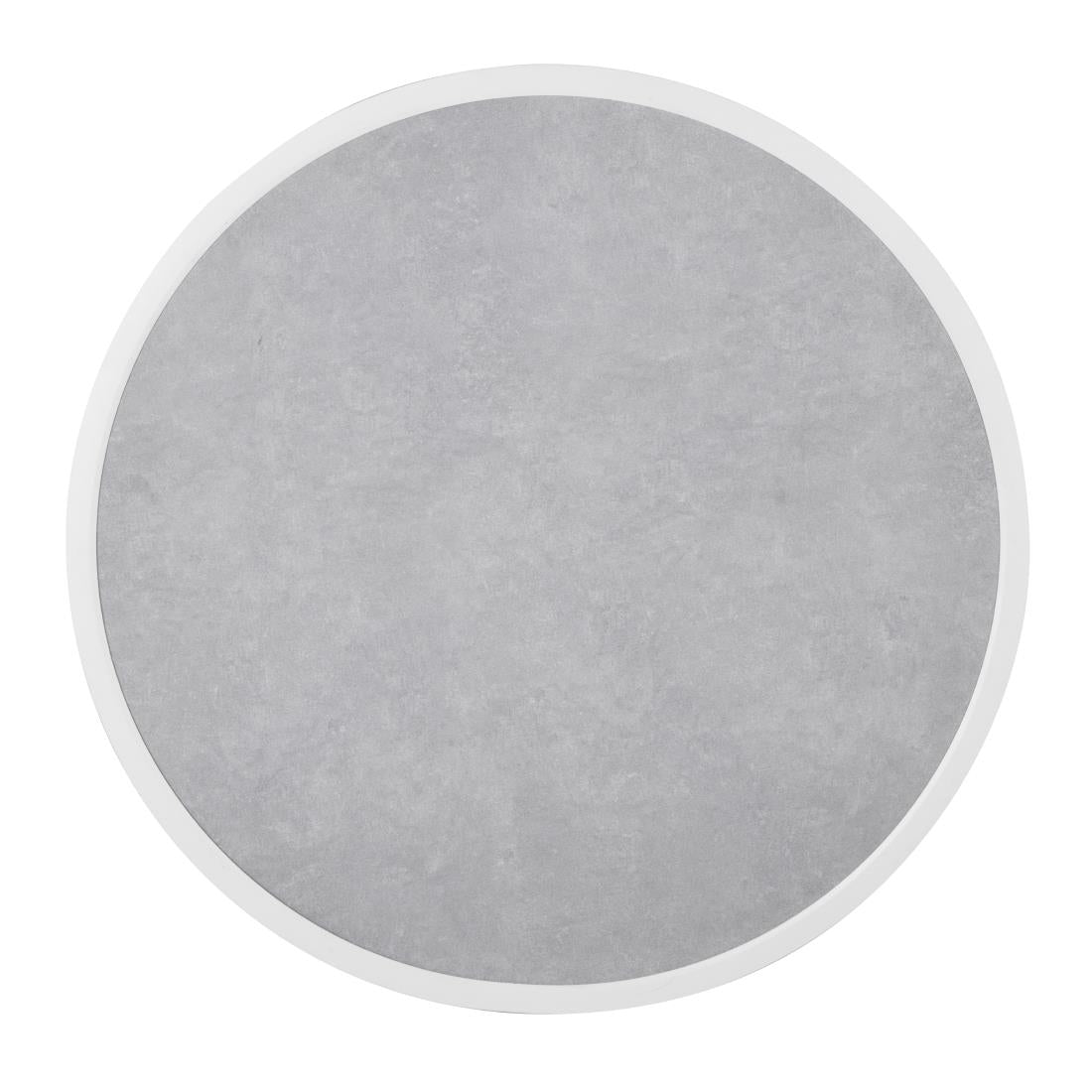 DL485 Bolero Fibre Glass Round Table Top Grey Stone Effect 580mm