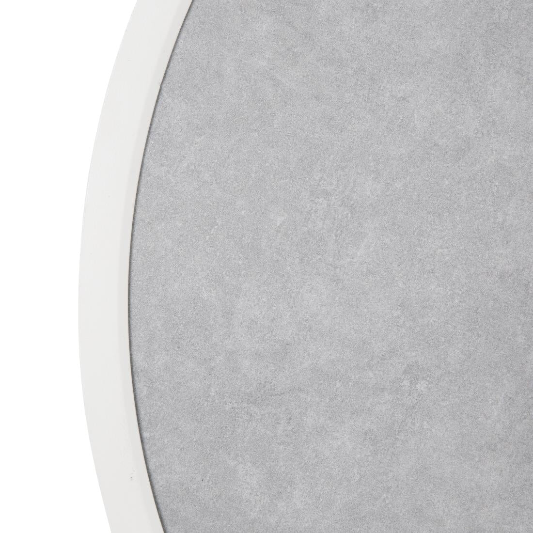 DL485 Bolero Fibre Glass Round Table Top Grey Stone Effect 580mm