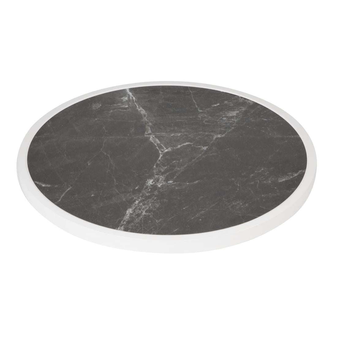 DL487 Bolero Fibre Glass Round Table Top Dark Granite Effect 580mm