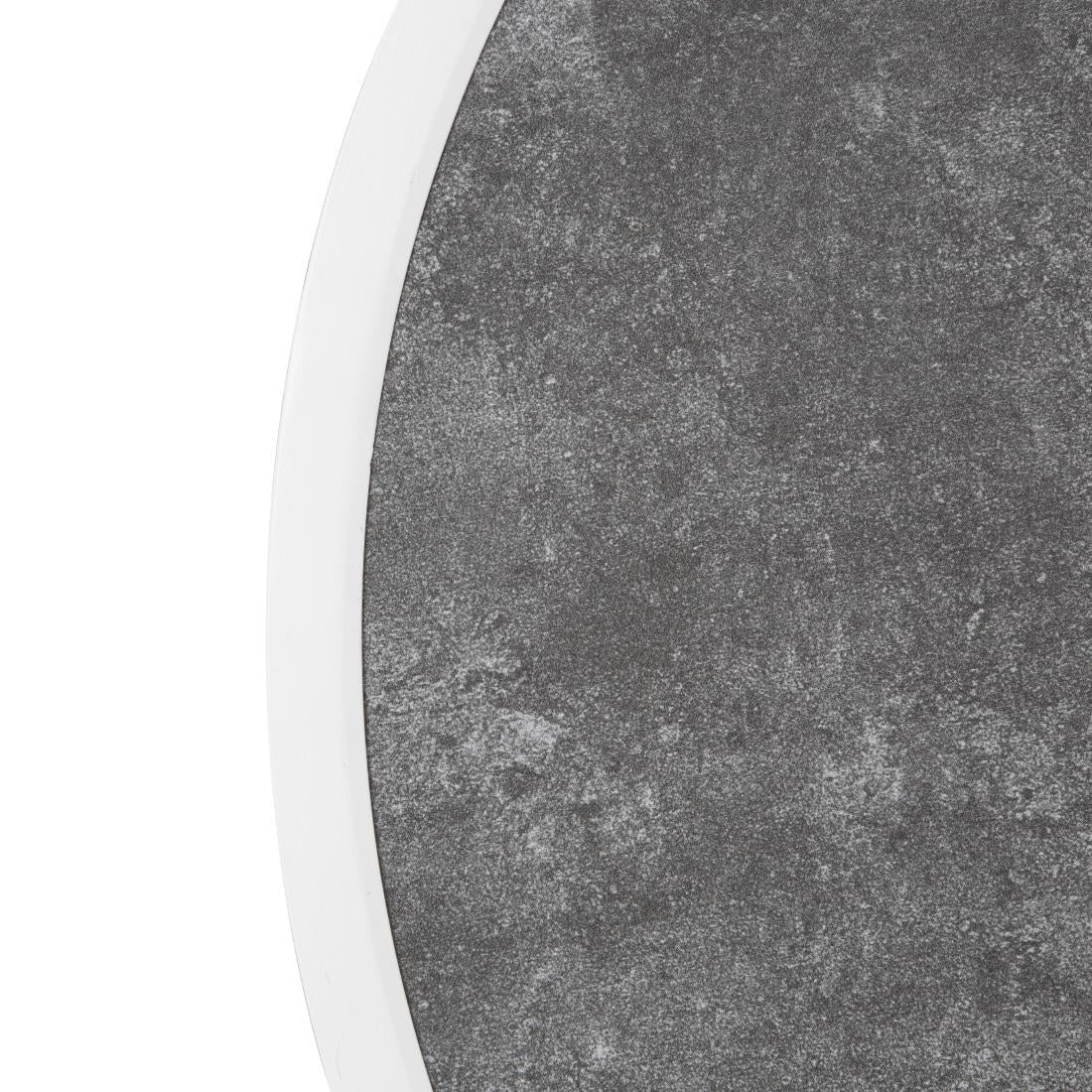 DL488 Bolero Fibre Glass Round Table Top Dark Stone Effect 580mm