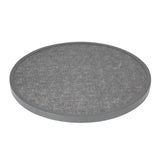 DL489 Bolero Fibre Glass Round Table Top Brushed Black 580mm