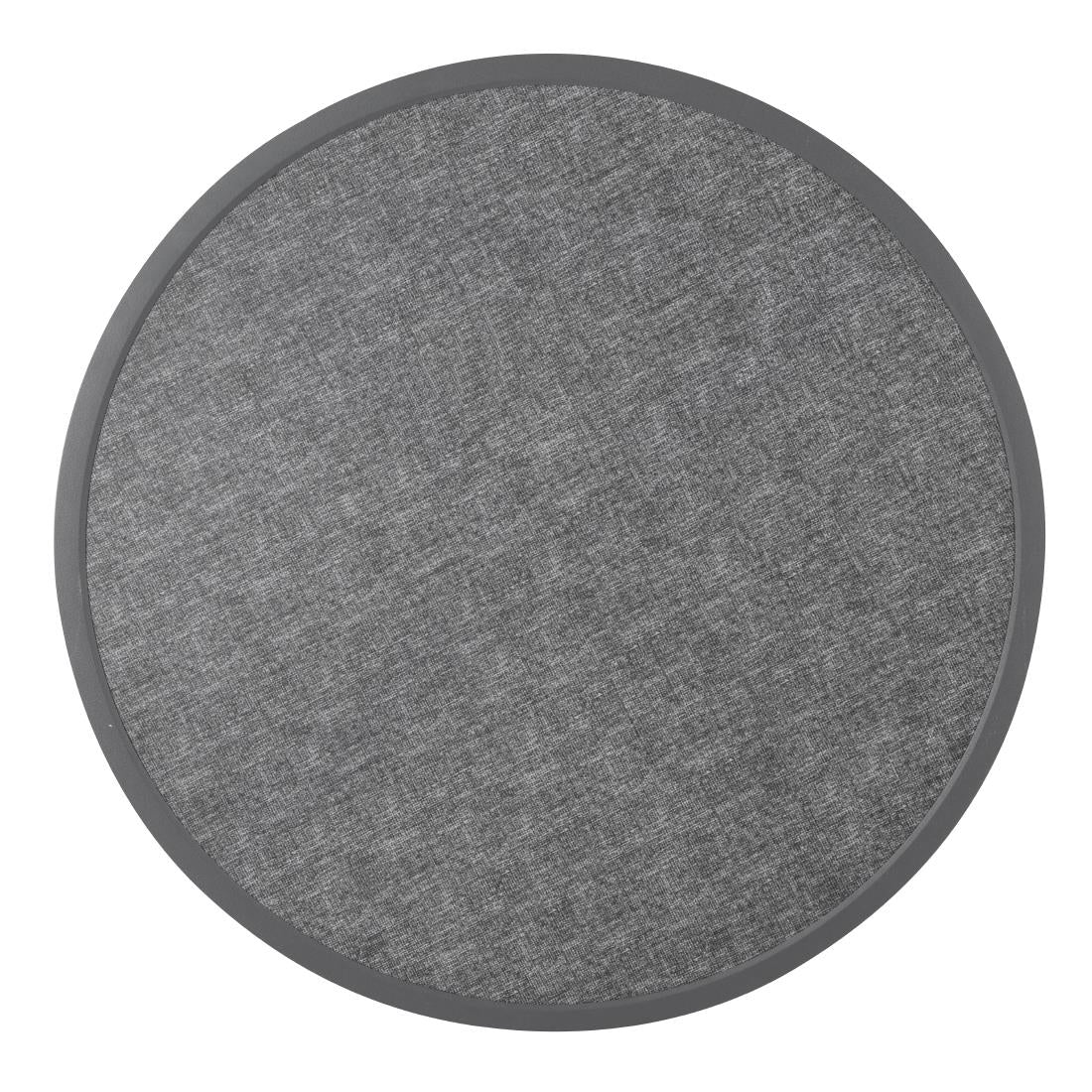 DL489 Bolero Fibre Glass Round Table Top Brushed Black 580mm