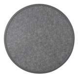 DL489 Bolero Fibre Glass Round Table Top Brushed Black 580mm