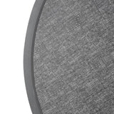 DL489 Bolero Fibre Glass Round Table Top Brushed Black 580mm