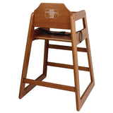 DL901 Bolero Wooden Highchair Dark Wood Finish