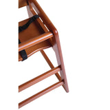 DL901 Bolero Wooden Highchair Dark Wood Finish