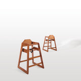 DL901 Bolero Wooden Highchair Dark Wood Finish