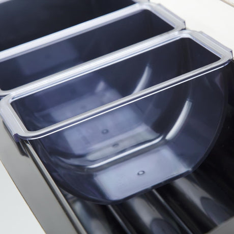 DM113 San Jamar Dome Condiment Dispenser 5 Tray