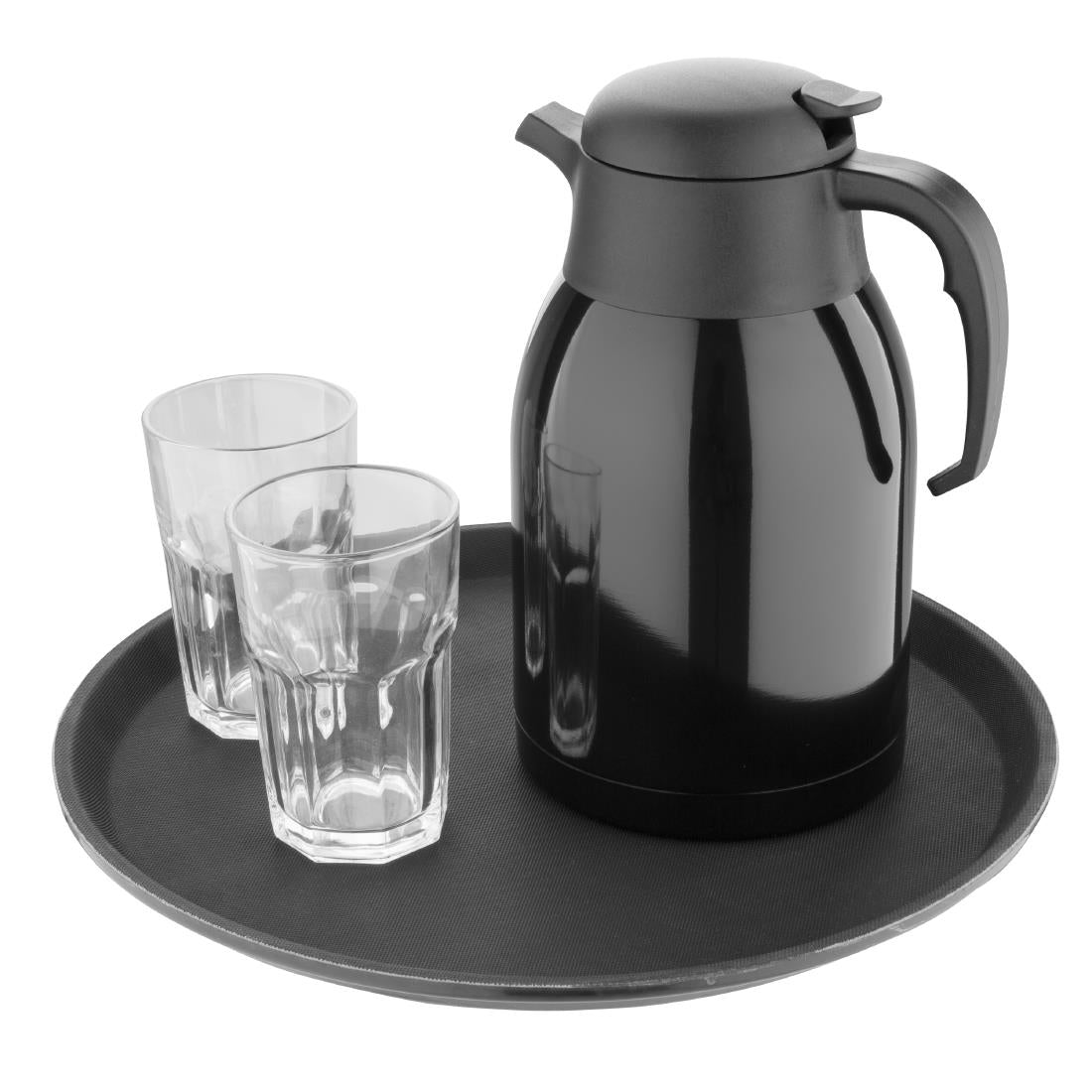 DM184 Olympia Vacuum Jug Black 2Ltr
