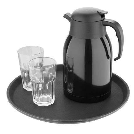 DM184 Olympia Vacuum Jug Black 2Ltr - JD Catering Equipment Solutions Ltd