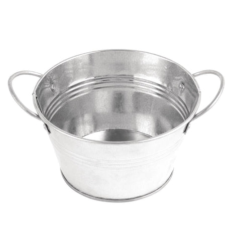 DM214 Olympia Mini Metal Food Bucket Shallow 150mm