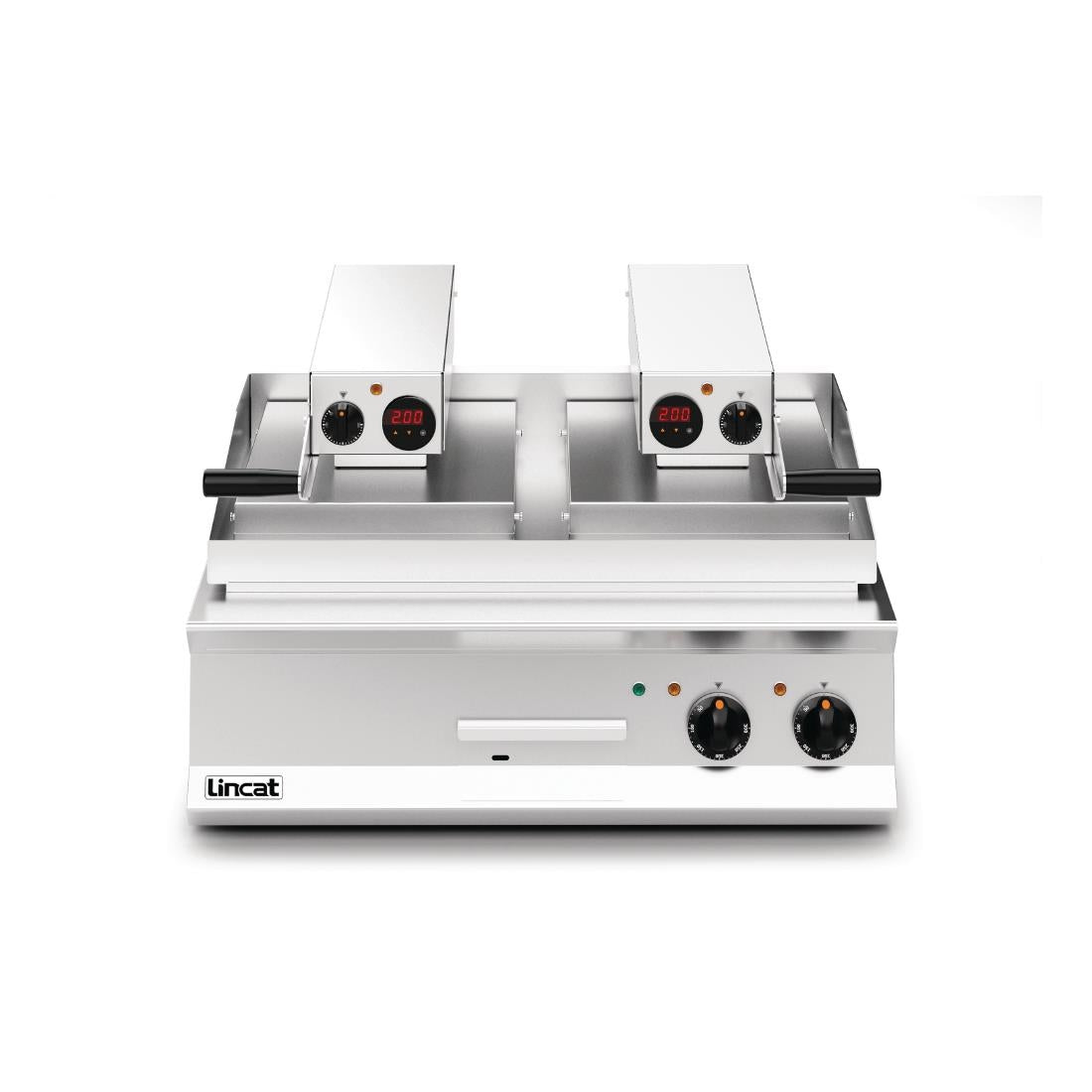 Lincat Opus 800 Half Ribbed Clam Griddle OE8210/FR