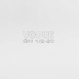 DM973 Vogue Heavy Duty Stainless Steel 1/2 Gastronorm Tray 20mm
