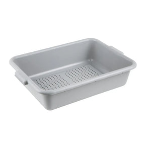 DN583 Vogue EDLP PP Perforated Grey Tote Box - JD Catering Equipment Solutions Ltd