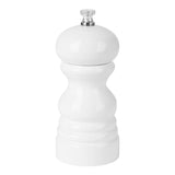 DN652 Olympia Salt Or Pepper Grinder White Hevea Wood 125mm