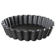 Matfer Bourgeat Exoglass Round Fluted Tartlet Mould 90mm (12 Pack)