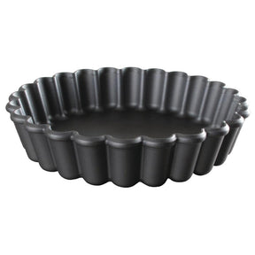 Matfer Bourgeat Exoglass Round Fluted Tartlet Mould 90mm (12 Pack)