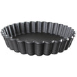 Matfer Bourgeat Exoglass Round Fluted Tartlet Mould 110mm (12 Pack)