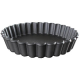 Matfer Bourgeat Exoglass Round Fluted Tartlet Mould 110mm (12 Pack)