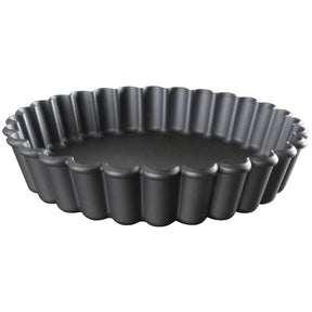 Matfer Bourgeat Exoglass Round Fluted Tartlet Mould 110mm (12 Pack)