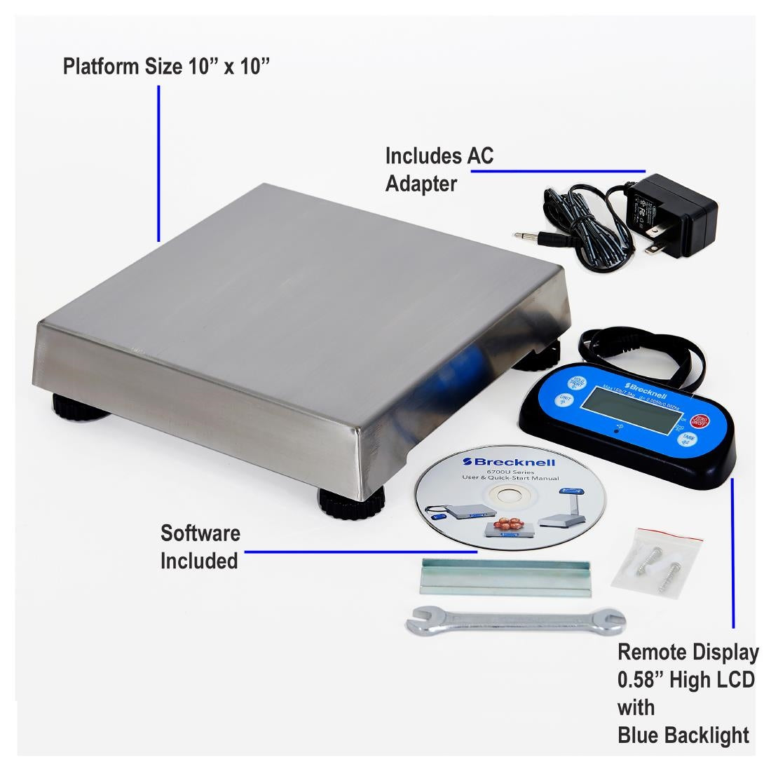 DP048 Brecknell 6700U Series POS Scale 3kg