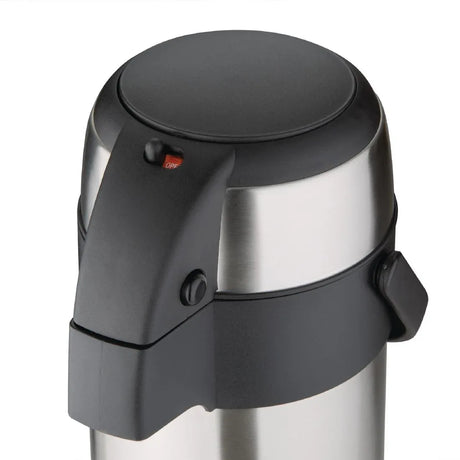 DP127 Olympia Pump Action Airpot Etched 'Tea' 3Ltr - JD Catering Equipment Solutions Ltd
