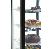 DP289 Polar C-Series Curved Door Display Fridge 235Ltr Black