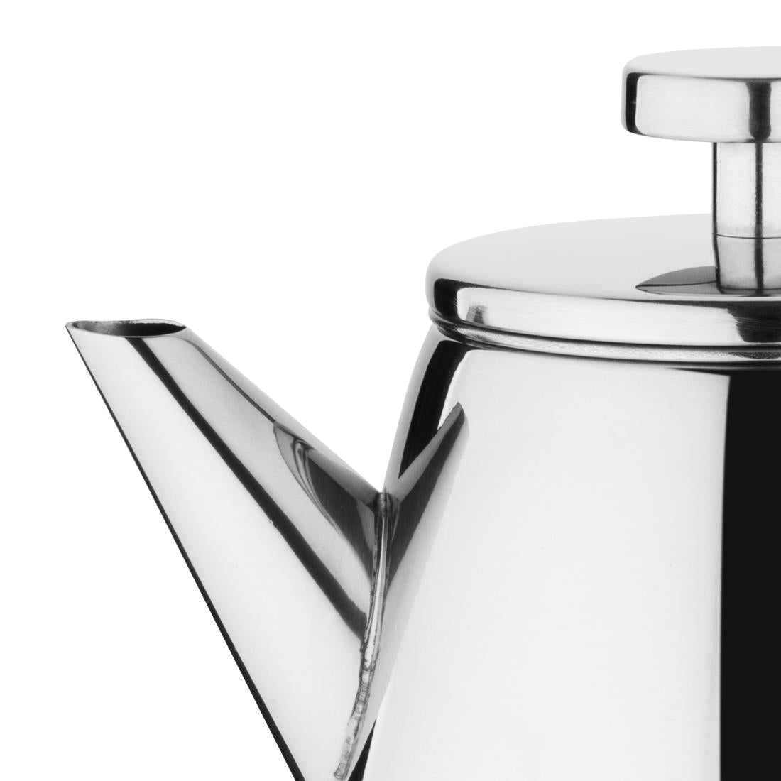 DP600 Olympia Conical Insulated Stainless Steel Teapot with Filter 350ml
