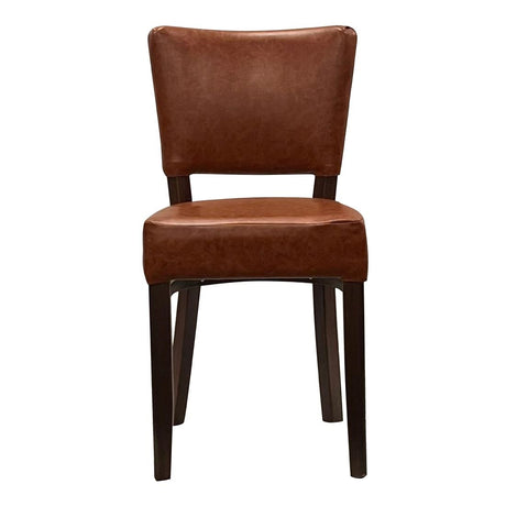 DP658 Oregon Dining Chair with Bison Tan Vinyl (Pack of 2)