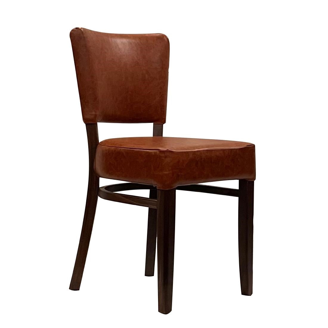 DP658 Oregon Dining Chair with Bison Tan Vinyl (Pack of 2)