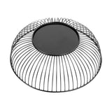 DP670 Olympia Wire Food Display Bowl Round Black 285x85mm