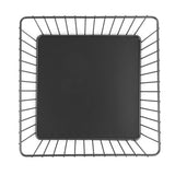 DP674 Olympia Wire Food Display Tray Square Black 230x230x100mm