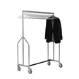 DP706 Heavy Duty Z Garment Rail with 25 Chrome Hangers - JD Catering Equipment Solutions Ltd