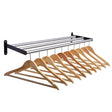 DP713 Wall Fixing Coat Rack with 10 Wooden Hangers - JD Catering Equipment Solutions Ltd