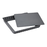 DP744 De Buyer Non-Stick Square Fluted Tart Mould 230mm