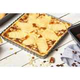 DP744 De Buyer Non-Stick Square Fluted Tart Mould 230mm