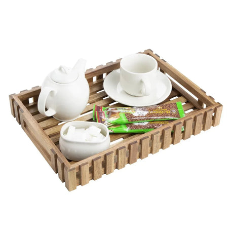 DP880 Olympia Acacia Small Storage Box 356x255mm - JD Catering Equipment Solutions Ltd