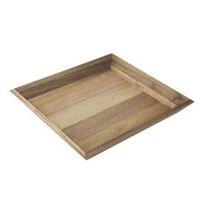 DP885 Olympia Acacia Rectangular Tray 380x355mm - JD Catering Equipment Solutions Ltd