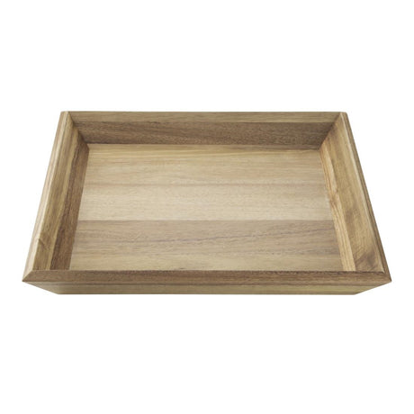 DP885 Olympia Acacia Rectangular Tray 380x355mm