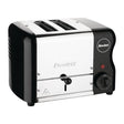 Rowlett Esprit 2 Slot Toaster Jet Black w/2 Additional Elements & Sandwich Cage
