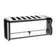 Rowlett Esprit 6 Slot Toaster Jet Black with Duraheat Elements & Sandwich Cage