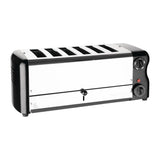 Rowlett Esprit 6 Slot Toaster Jet Black with Duraheat Elements & Sandwich Cage