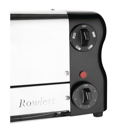 Rowlett Esprit 6 Slot Toaster Jet Black with Duraheat Elements & Sandwich Cage