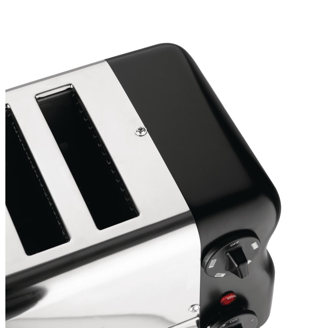 Rowlett Esprit 6 Slot Toaster Jet Black with Duraheat Elements & Sandwich Cage