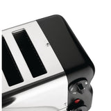 Rowlett Esprit 6 Slot Toaster Jet Black with Duraheat Elements & Sandwich Cage